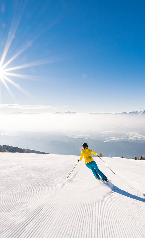 Skigenuss auf der Gerlitzen Alpe