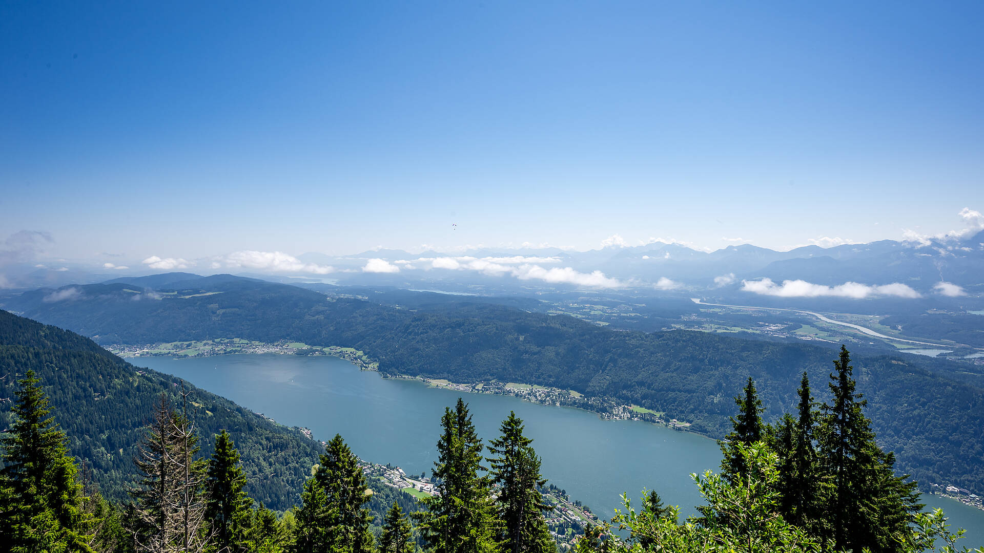 Gerlitzen Alpe mit Blick auf den Ossiacher See